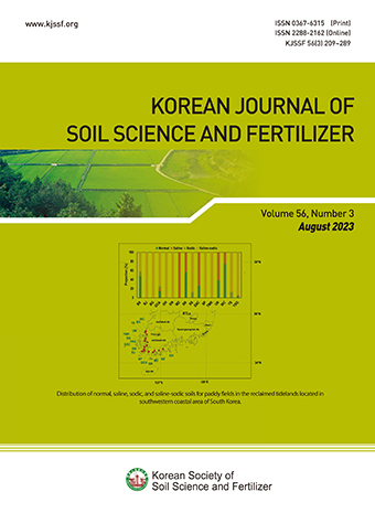 Korean Journal of Soil Science and Fertilizer